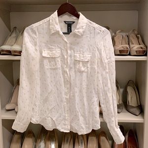 Black House White Market silk blouse size 2